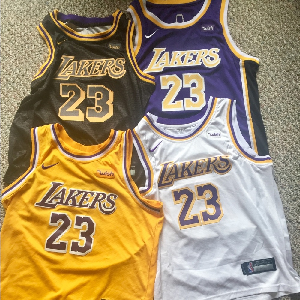 Nike NBA Los Angeles Lakers Jersey LeBron James YM
